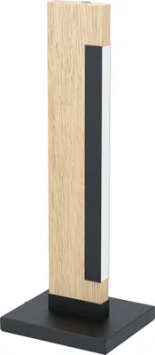 Obrázek produktu pro LED stolní lampa CAMACHO černá, hnědá V:40,5cm s dotykovým stmívačem stmívatelná 3000K