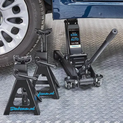 Produktbild von Rangierwagenheber 2,5 Tonnen + Unterstellböcke 3 Tonnen