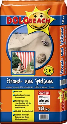 Produktbild von Dolobeach - Strand- u. Spielsand 18 kg
