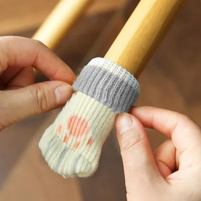 Produktbild von 24 Stück Möbelsocken für Stuhlbeine, elastische und rutschfeste Möbelfüße