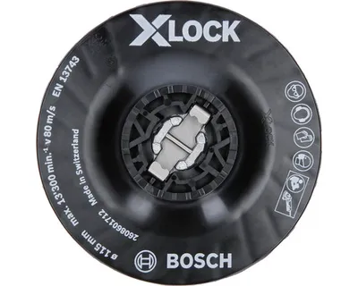 Obrázok produktu pre Bosch 2 608 601 712, Brúsna hlava, Bosch, 11,5 cm, Čierna, 13300 ot/min, Plast
