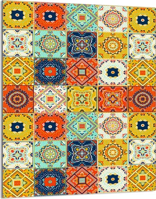Image de Plaque de recouvrement pour cuisinière 40x52 Vitrocéramiquefeld Couverture anti-éclaboussures Plaque de verre Déco Planche à découper, Mosaïque pièce