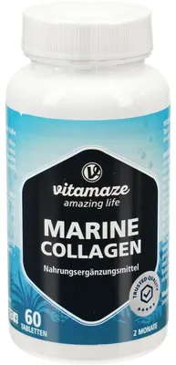 Productafbeelding van Marine collageen tabletten, 1200 mg, 60 stuks