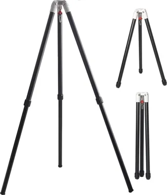 Immagine prodotto di Treppiede per telescopio astronomico, 2 sezioni, interfaccia regolabile da 3/8 pollici, supporto di carico da 15 kg