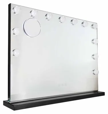 Obrázok produktu pre KIK KX2711 LED kosmetické zrcátko s 15 žárovkami, zvětšení 10x, regulace jasu