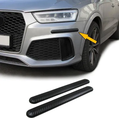 Produktbild von Stoßstangen Schutz Streifen flexibel zum kleben universal 306x35mm Carbon