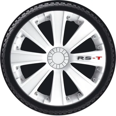 Produktbild von 14" Zoll Radkappen Weiß Radzierblenden Radblenden PP 5074W AutoStyle