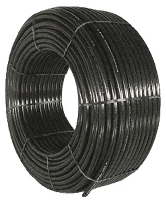 Immagine prodotto di Tubo nero per irrigazione in polietilene 100mt PN6 bassa densità 16mm Irritec EcoPipe