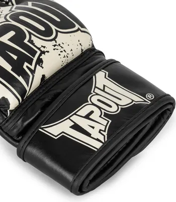 Image de Gants MMA Pro Fight en cuir (1 paire) PRO MMA Black/Ecru L Tapout