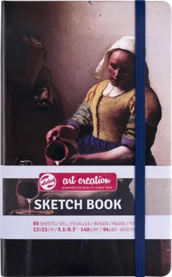 Produktbild von Talens Art Creation - Skizzenbuch Art Creation 80 weiße Blätter 140gr 130x210mm Die Milchmagd | 5 Stück