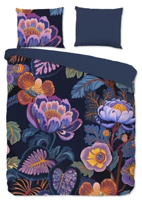 Produktbild von Pure Bettwäsche "Sharira" - Blau - (240x220 cm) - 100 % Polyester