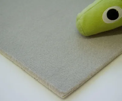Produktbild von Steffensmeier Velours Teppichboden Palena Meterware  | Auslegware für Kinderzimmer Wohnzimmer Schlafzimmer | Silber, Größe: 400x300 cm
