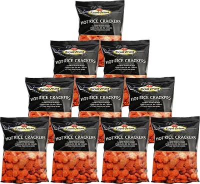 Produktbild von Royal Orient scharfe Hot Reiscracker 10x150g