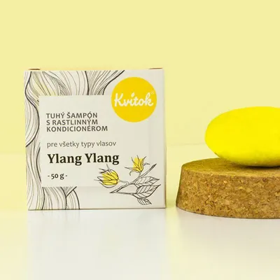 Obrázek produktu pro Kvitok Tuhý šampon s kondicionérem Ylang Ylang 50 g