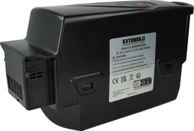 Produktbild von EXTENSILO Akku Ersatz für Panasonic NKY 252B2, NKY 259B2, NKY 246B02, NKY 252B02, NKY 265B02, NKY 266B02 für E-Bike (27,2 Ah, 26 V, Li-Ion) - Schwarz
