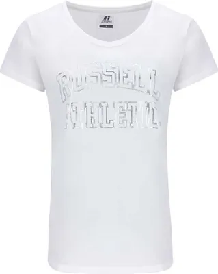 Produktbild von Russell Athletic Awt A31021 Kurzarm-t-shirt Mit V-ausschnitt Weiß S Frau Weiß S