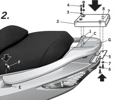 Produktbild von SHAD Top Master Montagesatz - passend für Kymco