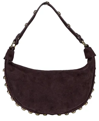Produktbild von Hausfelder Manufaktur Beuteltasche Velours Braun onesize