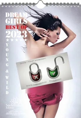 Produktbild von Sexy Girls DIN A4 Kalender Hochformat für 2023 Erotik - Seelenzauber