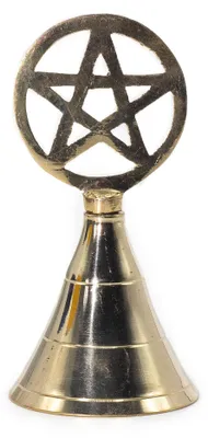 Imagen del producto de Campana de latón de altar - Pentagrama