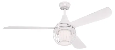 Image de Westinghouse Ventilateur de plafond Graham Blanc 132 cm avec éclairage LED et télécommande