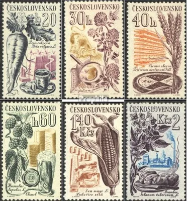 Produktbild von Briefmarken Tschechoslowakei 1961 Mi 1286-1291 (kompl.Ausg.) postfrisch Landwirtschaft