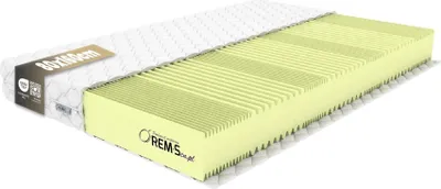 Produktbild von REM-SEN Matratze Classic 80x160cm Höhe 15 cm H3 7-Zonen Polyurethanschaum Atmungsaktiv Antiallergisch Membranhülle Premium