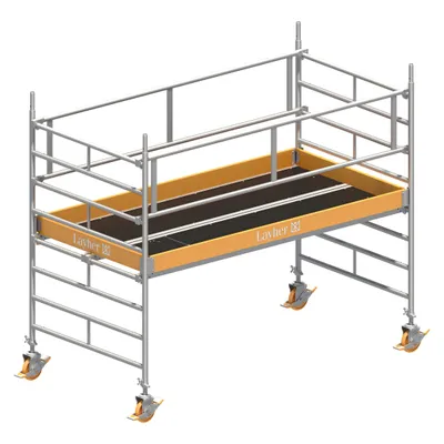 Produktbild von Layher Rollgerüst Uni Breit P2 3,20m AH
