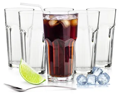 Imagen del producto de Juego de 6 vasos para cócteles - 425 ml - Transparente