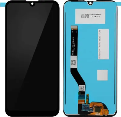 Produktbild von Clappio, Ersatzdisplay Huawei Y7 2019 kompatibel, Scheibe vormontiert, Schwarz