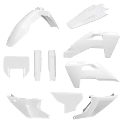 Produktbild von Polisport Off Road Full Husqvarna Te/fe 26-> Plastikbausatz Weiß  Weiß One Size