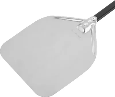 Produktbild von TECHNICA Pizzaschieber 310x355x660 mm – Quadratische Pizzaschaufel Ergonomischer Aluminiumgriff – Pizzaschieber aus Edelstahl – Ideal für Steinofen & Gas Pizzaofen