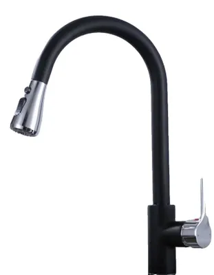 Obrázek produktu pro Kuchyňská baterie, výsuvná hubice, páková, 04043kc, G1/2-a