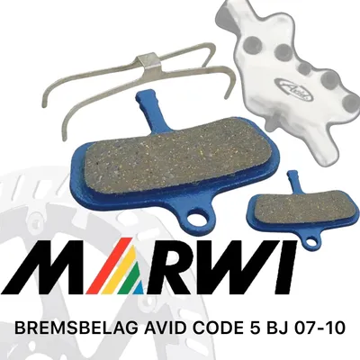 Image de Marwi, plaquette de frein Union DBP-34 Avid, organique, code, 438034