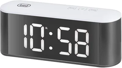 Productafbeelding van Trevi EC 883 BL, Digitaal wekker, Rechthoekig, Zwart, Wit, 12/24 uur, Celsius (°C), LED