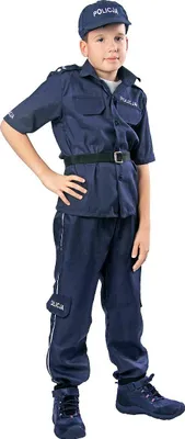 Zdjęcie produktu dla Strój Policjant 4 Części 110/120 Przebranie