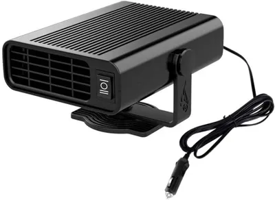 Productafbeelding van Draagbare auto-ontvochtiger en verwarming, 12V, 2-in-1: ontvochtiger en verwarming. Snel verwarmende/koelende auto-ontvochtiger. Verwarming met ventilator voor voertuigen. Werkt op een sigarettenaansteker
