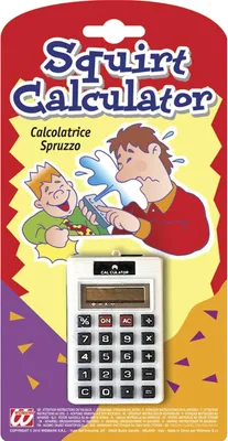 Produktbild von Taschenrechner Mit Spritzeffekt Scherzartikel