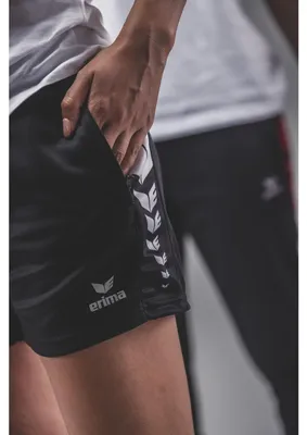 Produktbild von Erima Six Wings Worker Shorts Schwarz/Rot Junior - 116