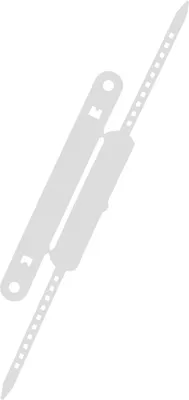 Produktbild von Heftstreifen + Deckschiene VE=100 Stück weiß