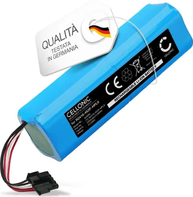 Immagine prodotto di CELLONIC 1x Batteria per Aspirapolvere Compatibile con Dreame X40 Ultra, D10s plus, X40 Pro Ultra, R2416-4S2P-HPLS – (5200mAh, 14.4V)