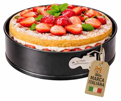 Immagine prodotto di Akitaink Stampo Torta a Cerniera 22 cm Antiaderente