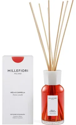 Imagen del producto de Difusor de ambiente Millefiori Milano, aroma Manzana y Canela, con varillas (77DDMC)