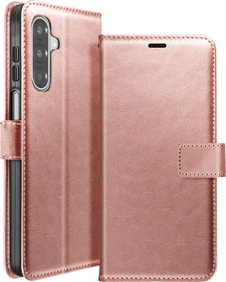 Immagine prodotto di Mayaxess, custodia a portafoglio per Galaxy A17 con cinturino e supporto, rosa