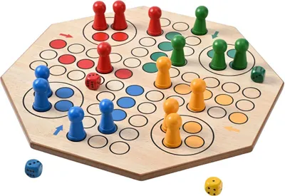 Produktbild von Natural Games Classic Games XXL Ludo 50 x 50 cm