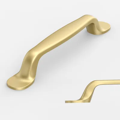 Möbelgriffe aus Zink, gold, 160 mm, 10 Stück