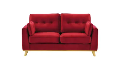 Produktbild von SLF24 - Zweisitzer-Sofa Farrow - rot - Velluto 7