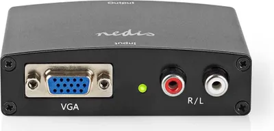 Immagine prodotto di Convertitore HDMI™ | VGA femmina / 2x RCA femmina | Uscita HDMI™ | Unidirezionale | 1080p | 1,65 Gbps | Alluminio | Antracite