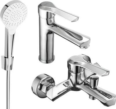 Produktbild von Mexen Sabre R05 Badewannenset, Chrom - 72103R05-00