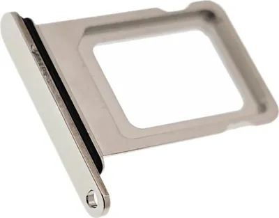 Produktbild von Simkartenhalter passend für Apple iPhone 13 Pro Max (A2643), Nano-SIM-Karten Slot, Originalersatz, Silberfarben
